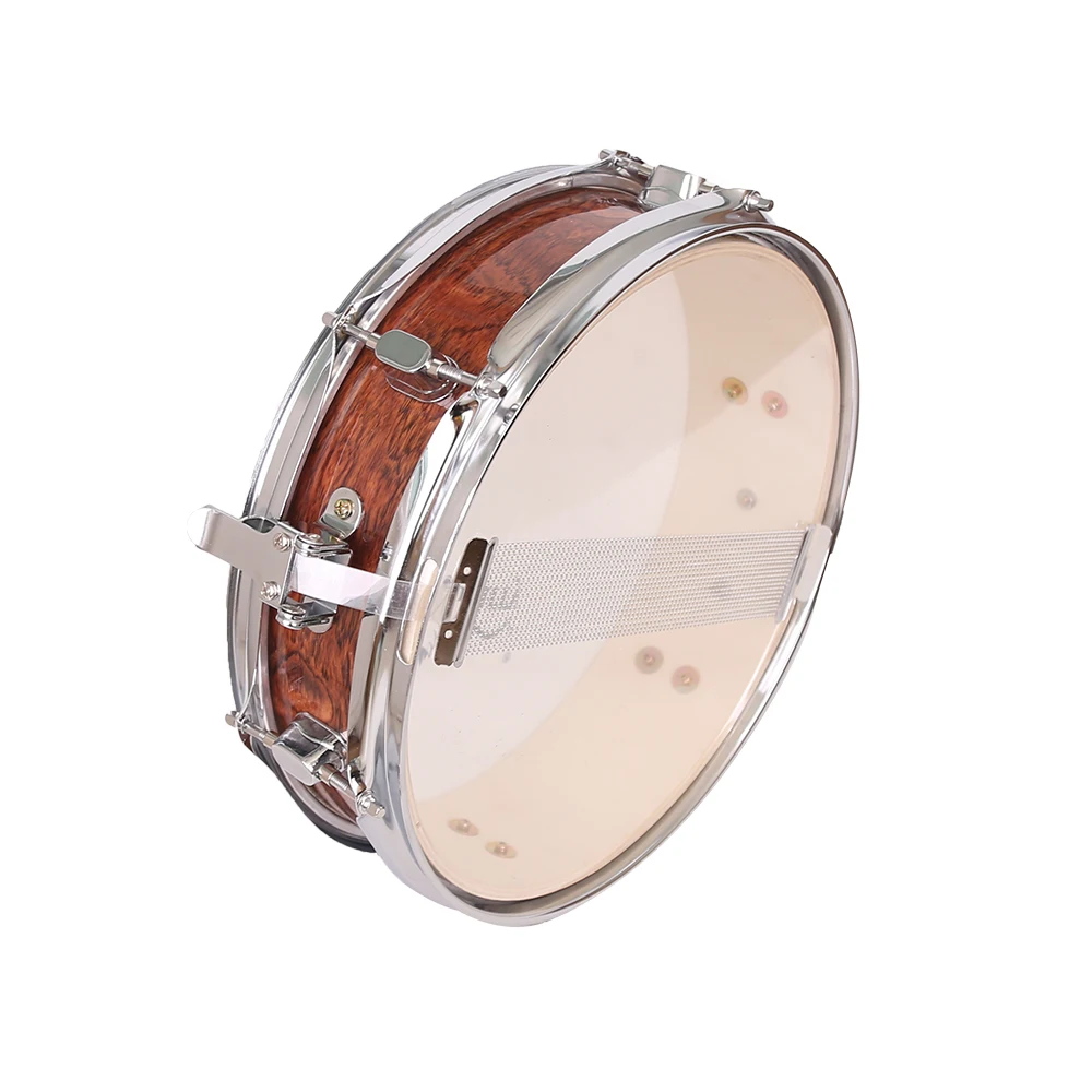 13 × 3.5 بوصة طبلة كمين طبلة خشبية طقم قرع خطوط النمر
