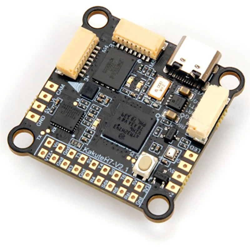 【حصريًا!】Holybro Kakute H7 V1.5 ICM-42688-P H743 وحدة تحكم في الطيران المزدوجة BEC بارو بارومتر OSD بلوتوث متوافق 2-8S ل