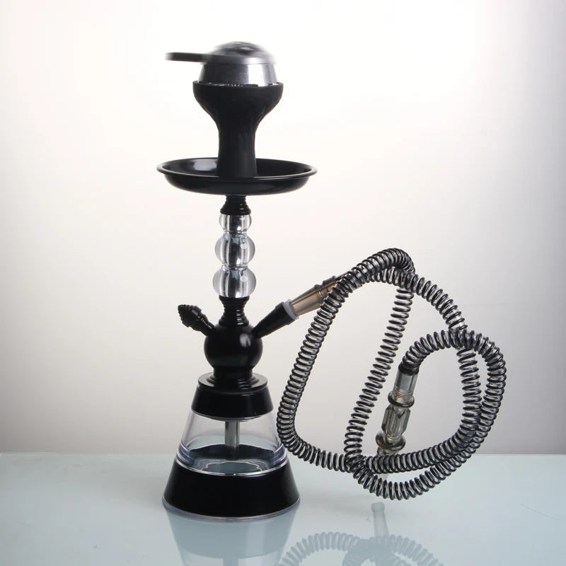 

Acrylic Hookah Shisha Complete Set - French Design Chicha with Silicone Head Heat Management Device for Smoking