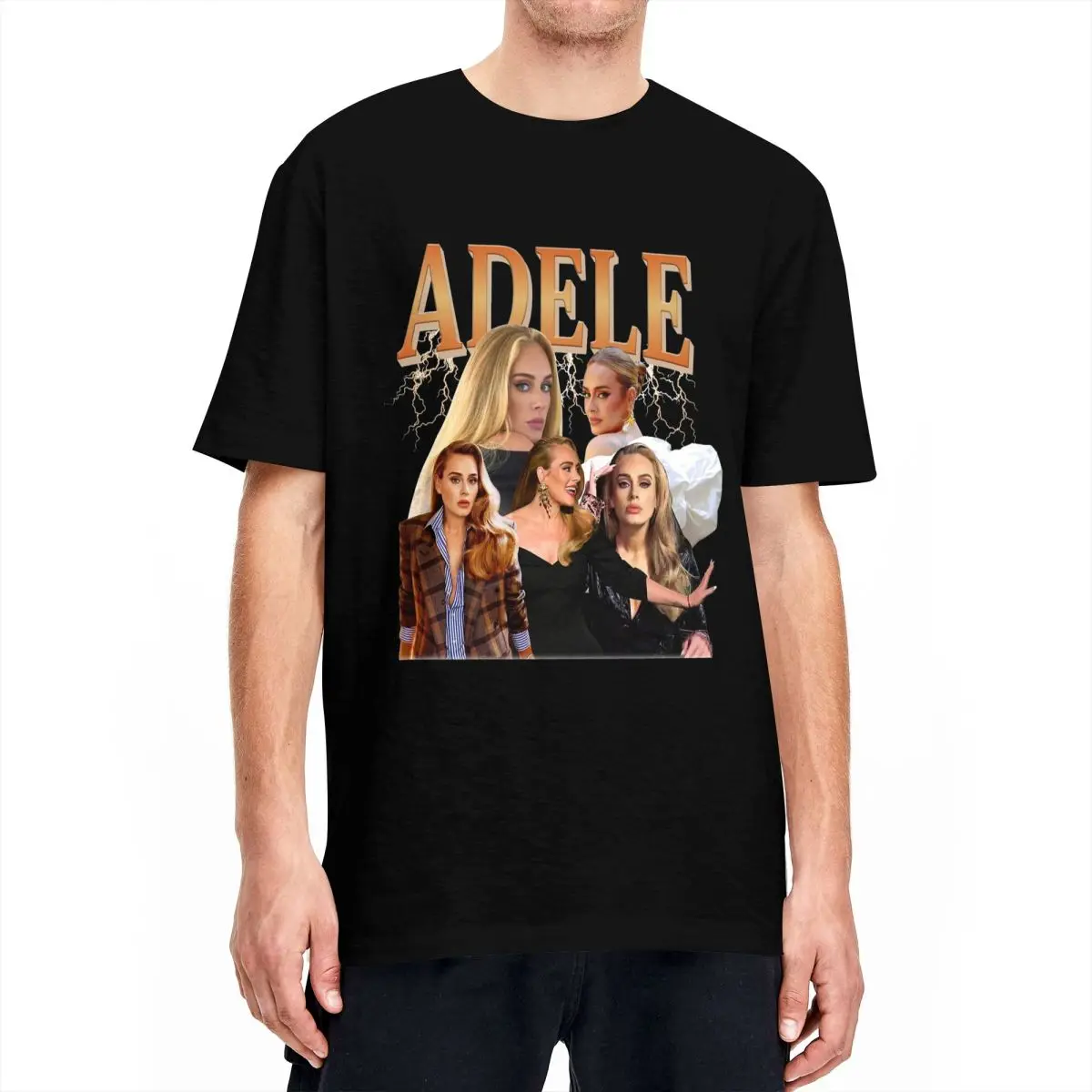 

Музыкальная певица Адель, мужская футболка Adele In Munich Tour 2024, августа, футболки из 100% хлопка, летняя футболка с круглым вырезом, топы большого размера