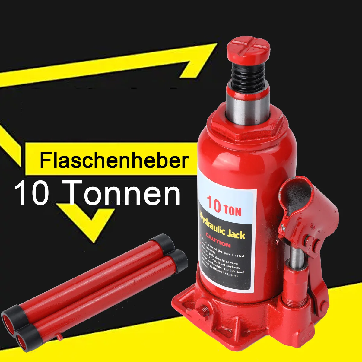 10 طن زجاجة هيدروليكية جاك رفع السيارات رافع الصلب أداة إصلاح السيارة