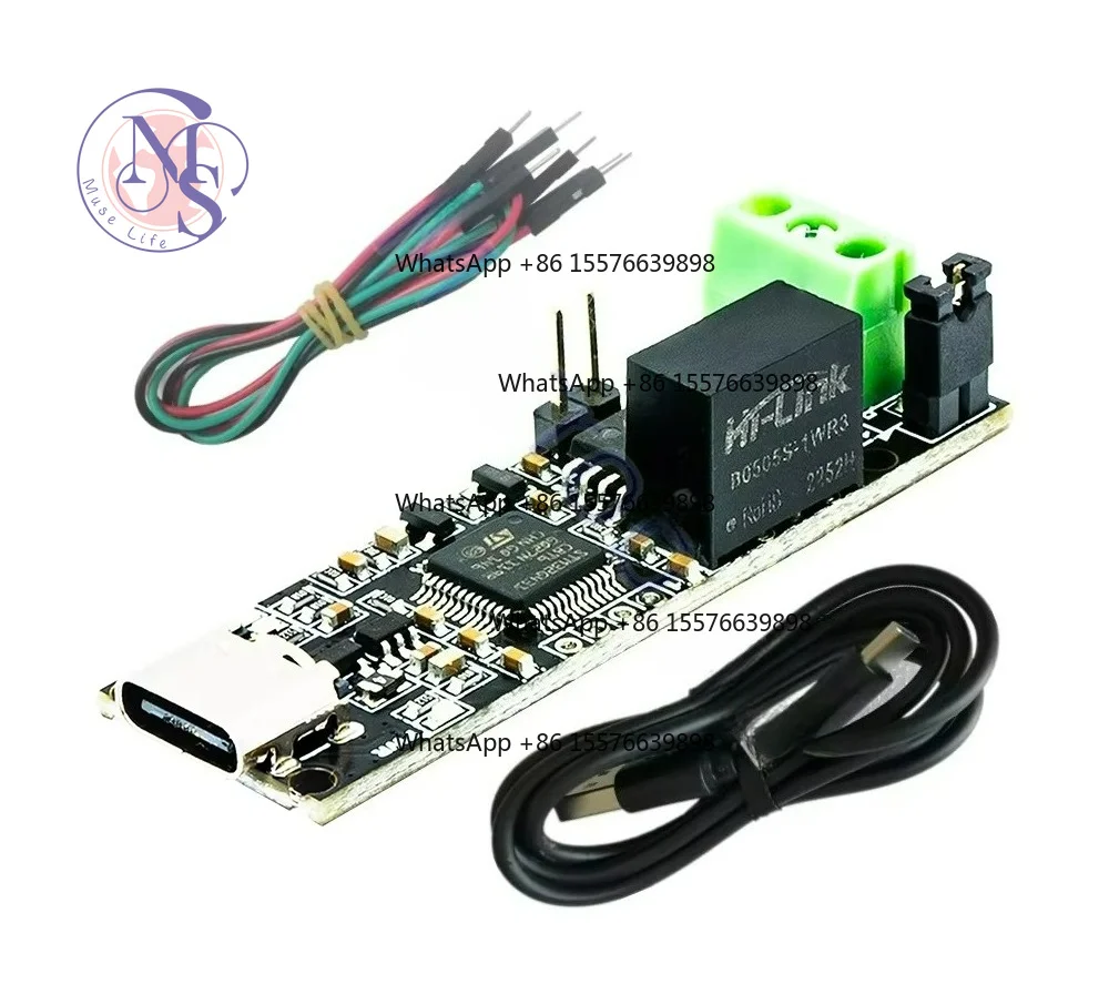 CANable V2.0 Pro USB to CAN Converter, CAN2.0 Transceiver Analyzer Board, Serial Protocol Spare Part