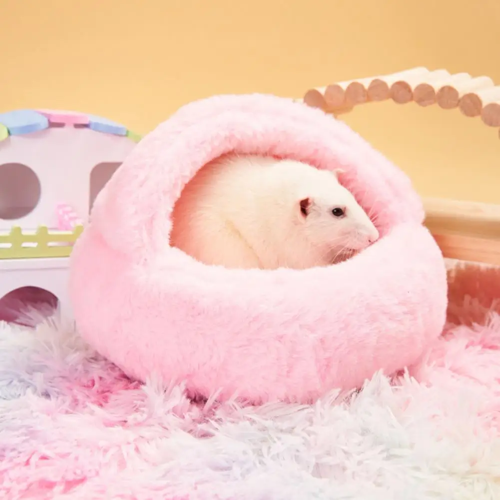 Guinea Pig Warm Bed Hamster Nest Sleeping House Small Pet Cave For Guinea Pigs Hedgehogs Squirrels Rabbit House Pets Supplies