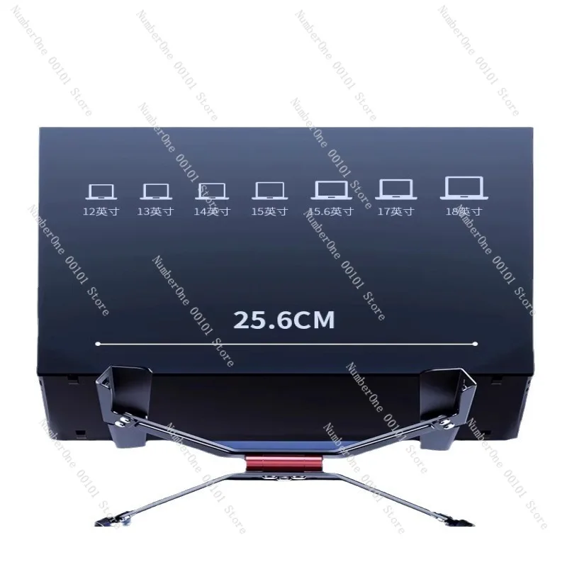 Adjustable Laptop Stand Cooling Pad Ergonomic Height Adjustable Desk Stand Gaming Notebook Stand Portable Foldable Laptop Holder