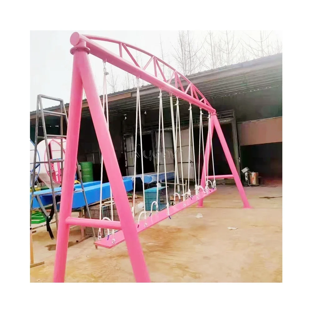 Hot sale china wholesale outdoor indoor amusement kids adults park swing set playhouse metal patio swing sets on sale