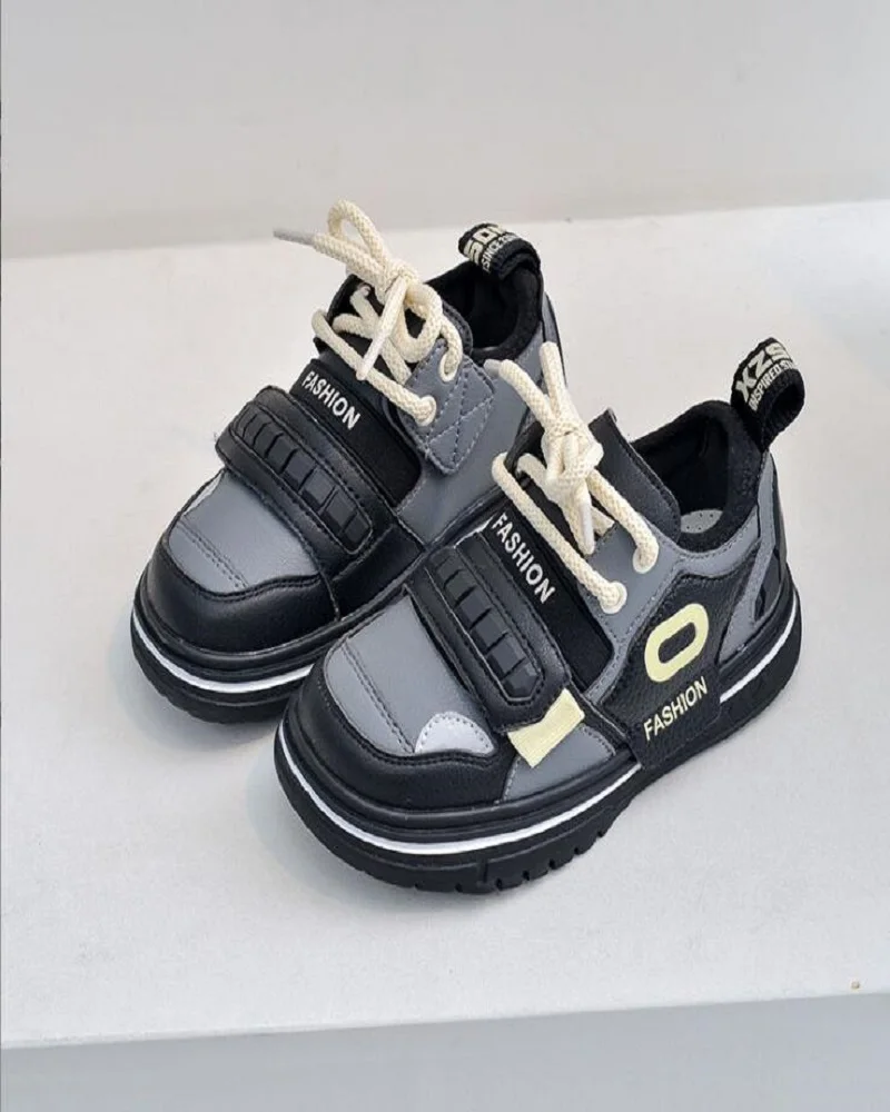 

Children's Fashion Sneakers 2024 Autumn New Products Men's Comfortable Casual Running Shoes Girls' Anti-skid Board Shoes 26-37