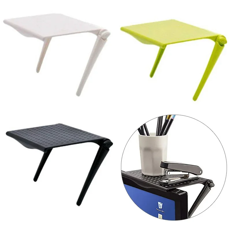 Elevador de Monitor de ordenador ajustable, soporte de escritorio multifunción con estante superior, organizador de almacenamiento, accesorios de escritorio innovadores