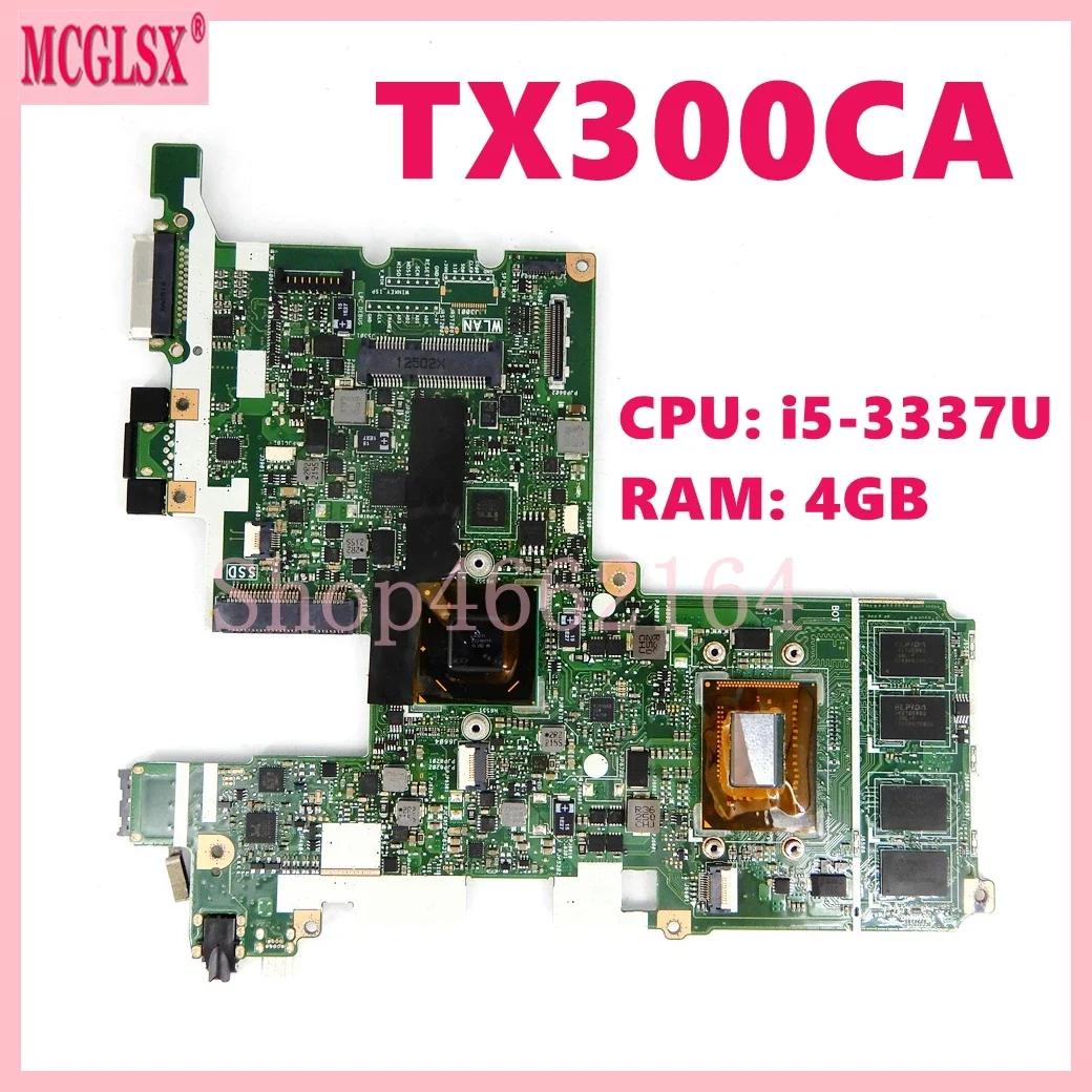 

TX300CA с процессором i5-3337U, 4 ГБ-ОЗУ, ноутбук, Материнская плата Asus TX300, TX300C, TX300K3537CA/64C5JX2S, материнская плата ноутбука, протестирована, ОК