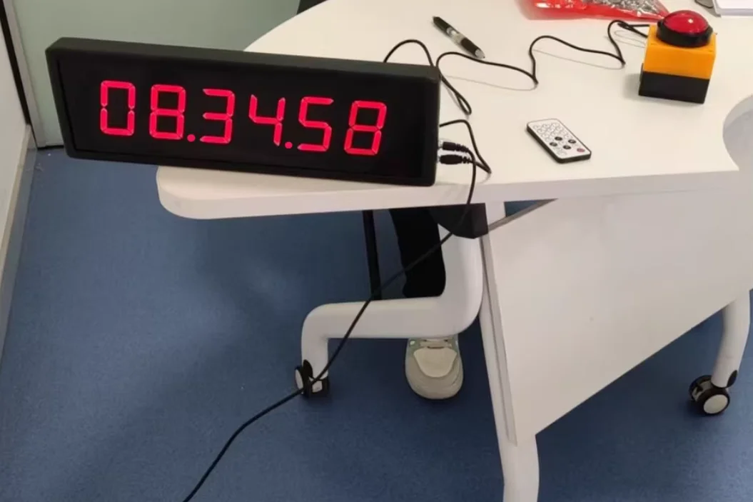 

Training Speech Timing Competition Timer with LED Digital Display Countdown Stopwatch Counter