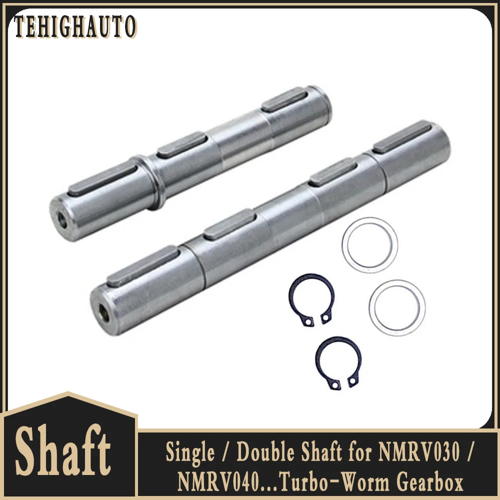 

Single/Double 14/18mm Output Shaft for NMRV030/NMRV040 Turbo-Worm Gearbox Worm Gear Reducer Accessories NEMA23/34 Stepper Motor