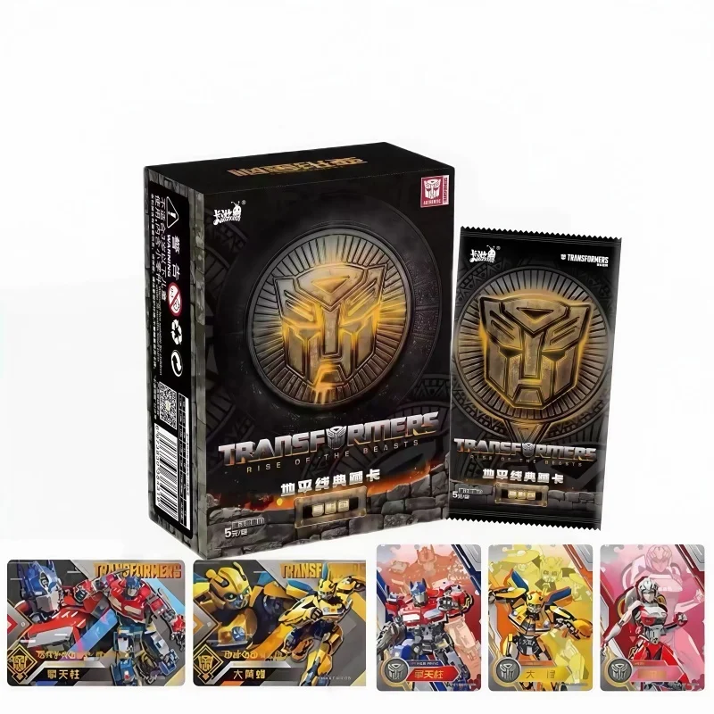 

Kayou Transformers Cards Collection Film Peripherals Characters Optimus Prime Rare Ce Cards Paper Hobby Children'S Gifts Cards