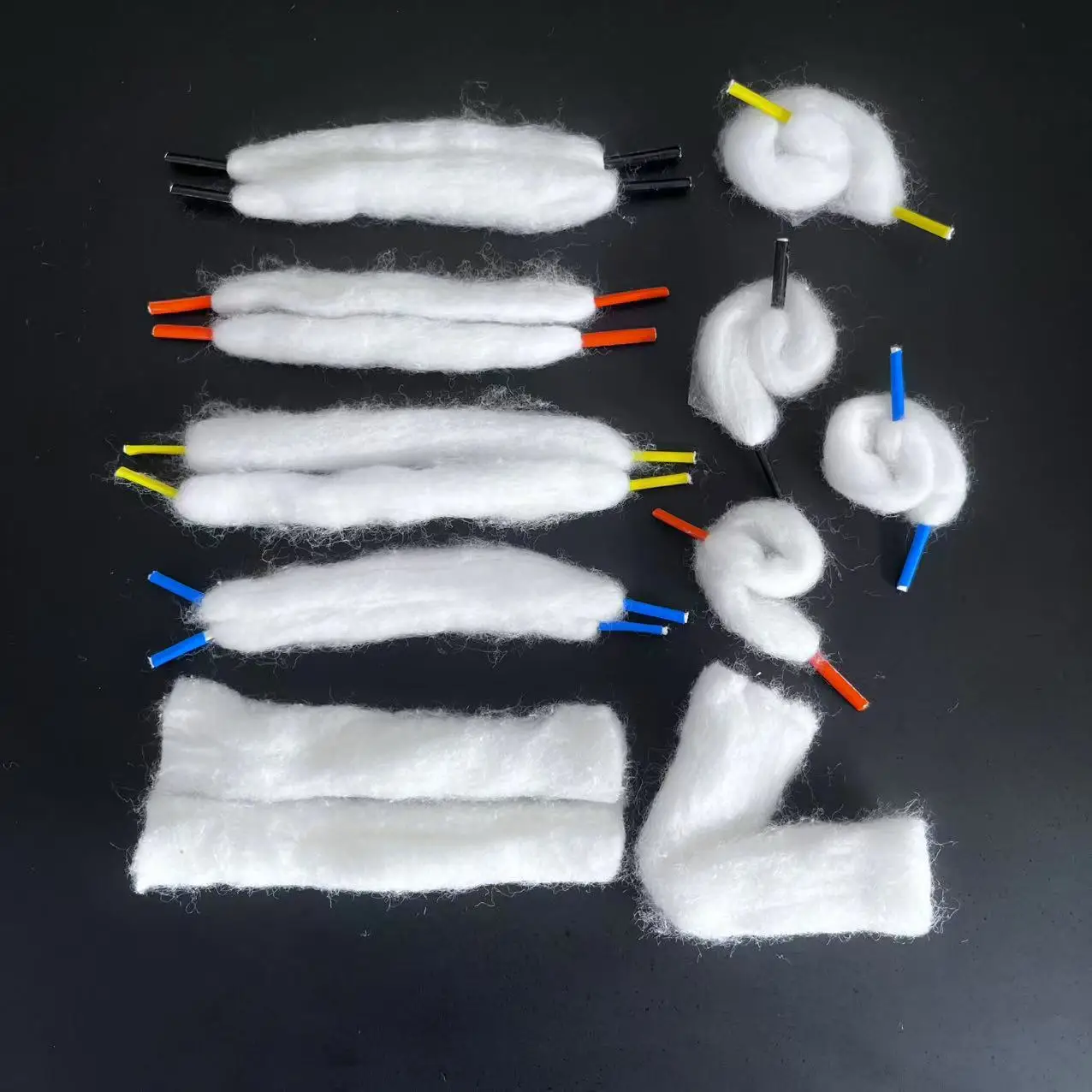 

10 PACK Head Diameter 2.5/3.0 mm Wick Cotton Thread/Shoe Lace/Classic Prime Wool Organic Cotton Fiber to Math Sets