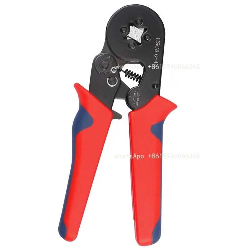 Tube Terminal Crimping Clamp Needle Type Cold  Terminal Electrical 4/6 Side Crimping Clamp