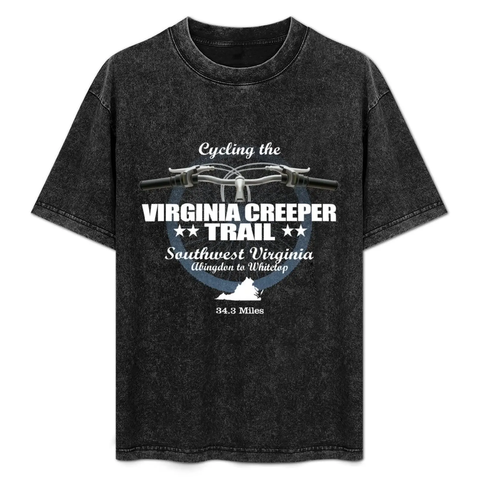 Virginia Creeper Trail (H2) T-Shirt customizeds for a boy shirts graphic mens clothing