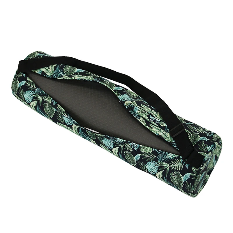 Outdoor Large Capacity Printed Canvas Yoga Bag Single Shoulder Yoga Mat Storage Bag Yoga Bag