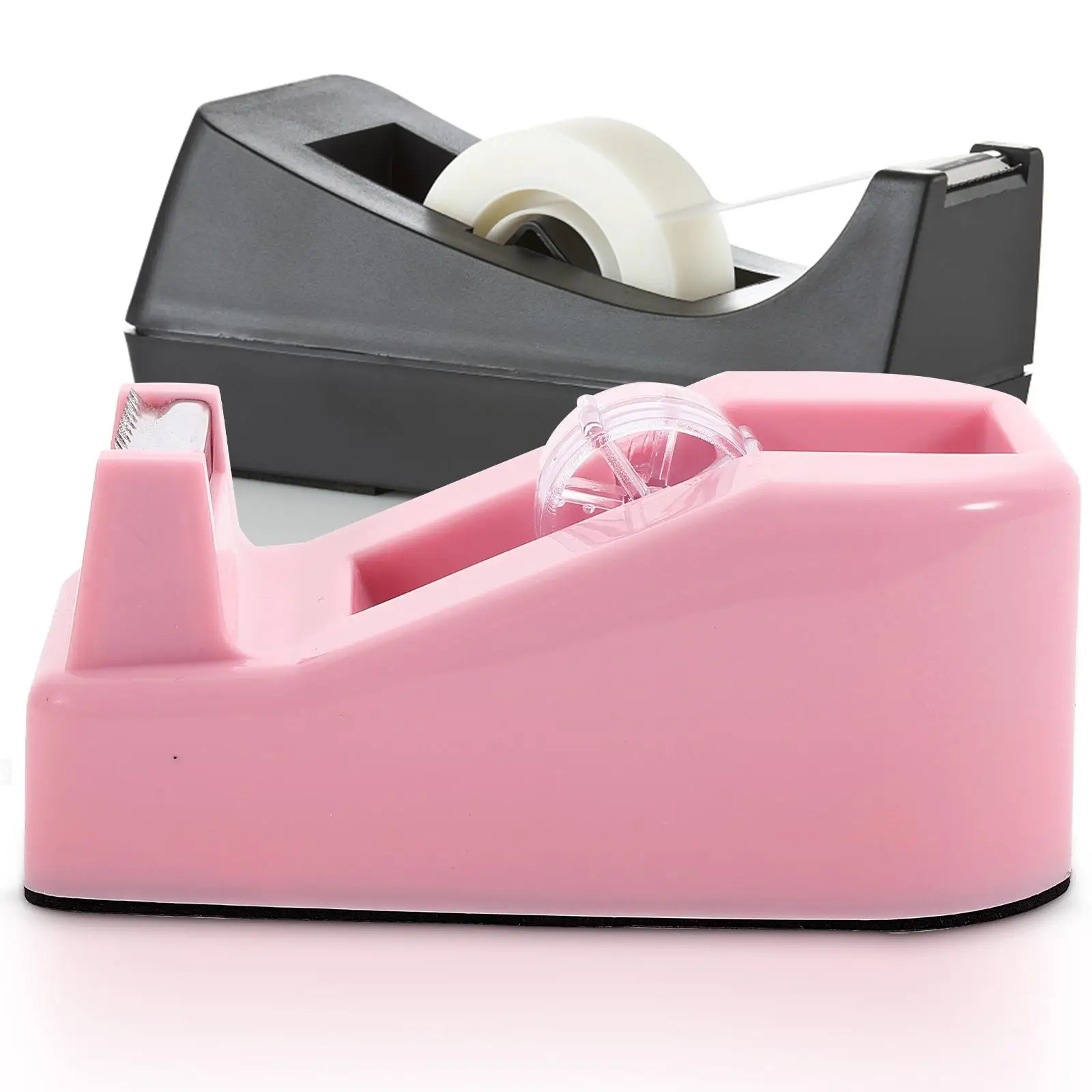 Mini Macaron Colored Tape Dispenser Cute Desktop Office Supplies Small Efficient Compact Design Sharp Blade For Office