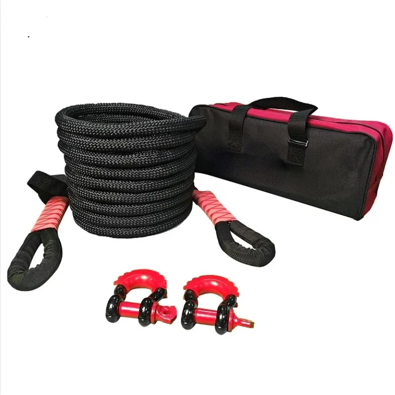 Off-road special elastic trailer rescue truck traction escape rope