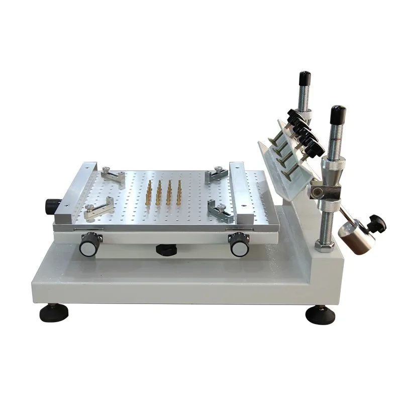 

High precision screen printing table SMT solder paste printing machine, red glue screen printing machine