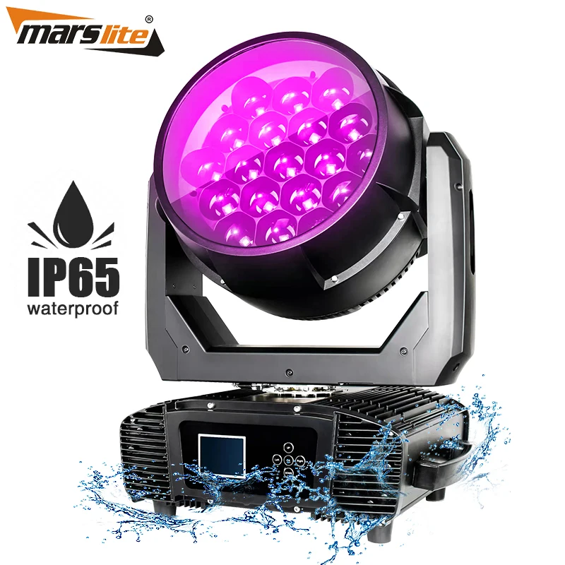 

19*40w IP65 RGBW Waterproof Led Zoom Wash Moving Head Stage Dj Light Outdoor Moving Head Wash