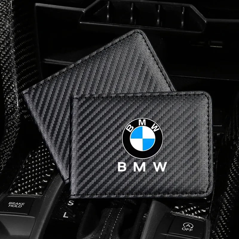 Auto Driver License Bag Driving Documents ID Card card holder For BMW M e46 e90 e60 f30 f10 e39 e36 g20 g30 f20 e87 Accessories