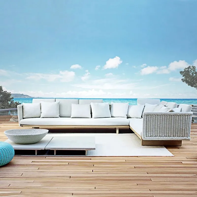 الشمال الخشب حديقة الأثاث مجموعات الزاوية الاسترخاء الحديثة الفاخرة حديقة الجدول مركز التخييم مصمم ميسا أثاث المنزل