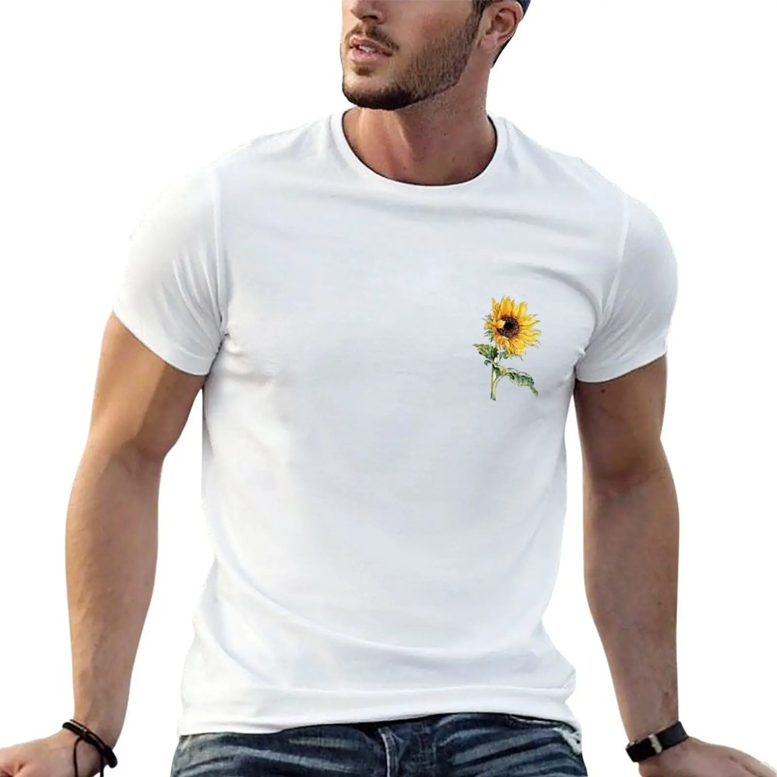 

Sunflower T-Shirt t shirt man casual t shirt man cotton T-Shirt