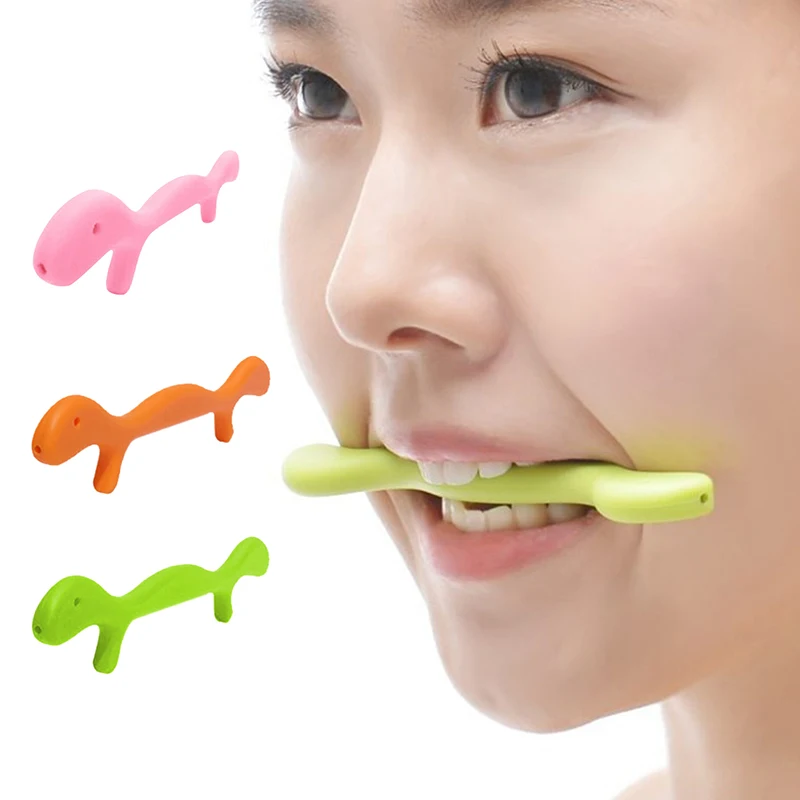 

Portable Smile Training Corrector 3 Color Silicone Facial Exerciser Muscles Stretching Lifting Fitness Tool