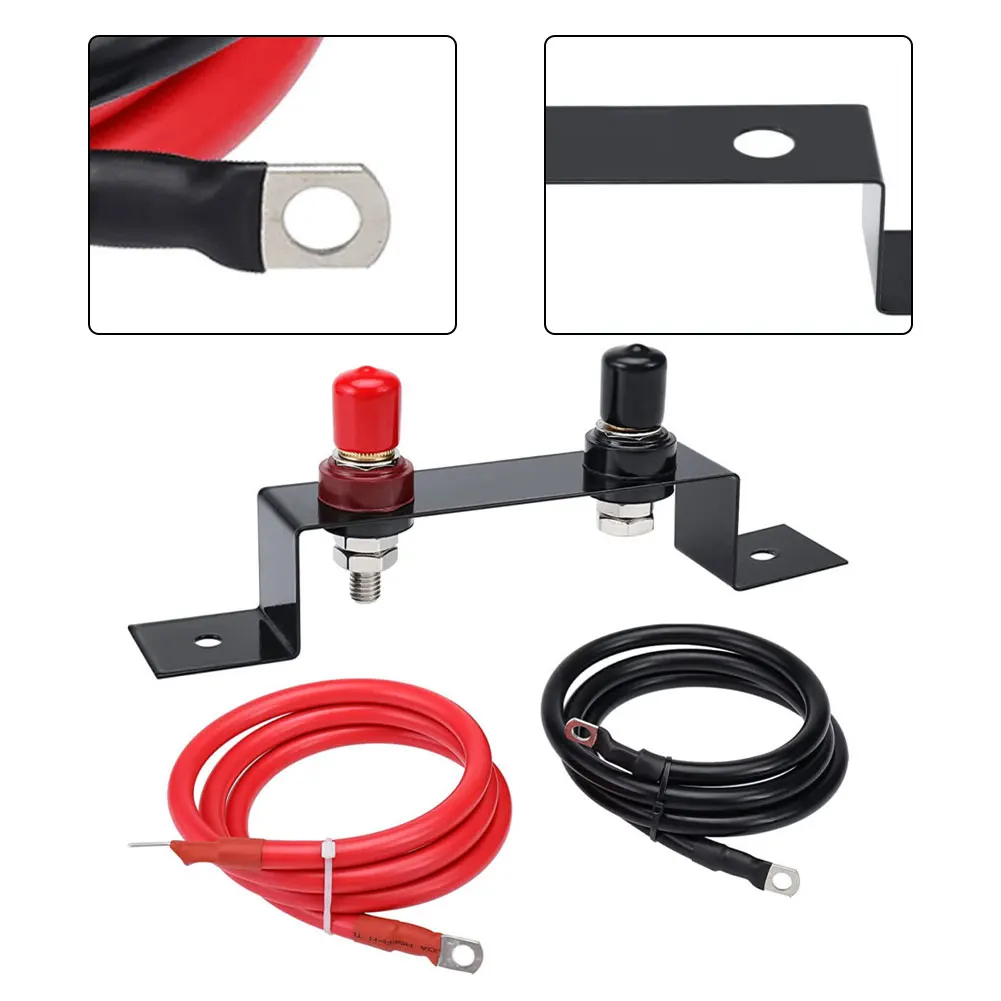 4/5/6/7AWG Battery Jump Starter Clip Terminal With 1.2m Cable Waterproof High Current Support 250A Vehicle Electrical Parts