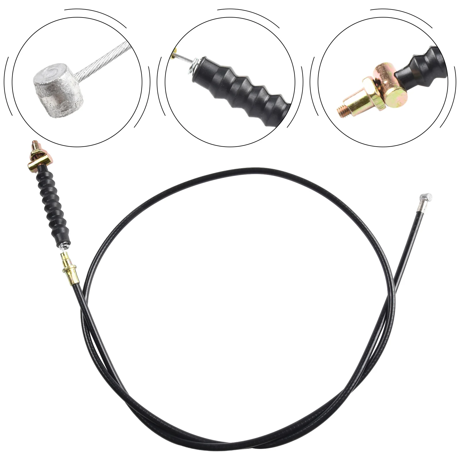 E bike Motorcycle Brake Black Electric Bike Brake Cable 1 2 2 5 Meter Length About 320g Weight Easy To Install