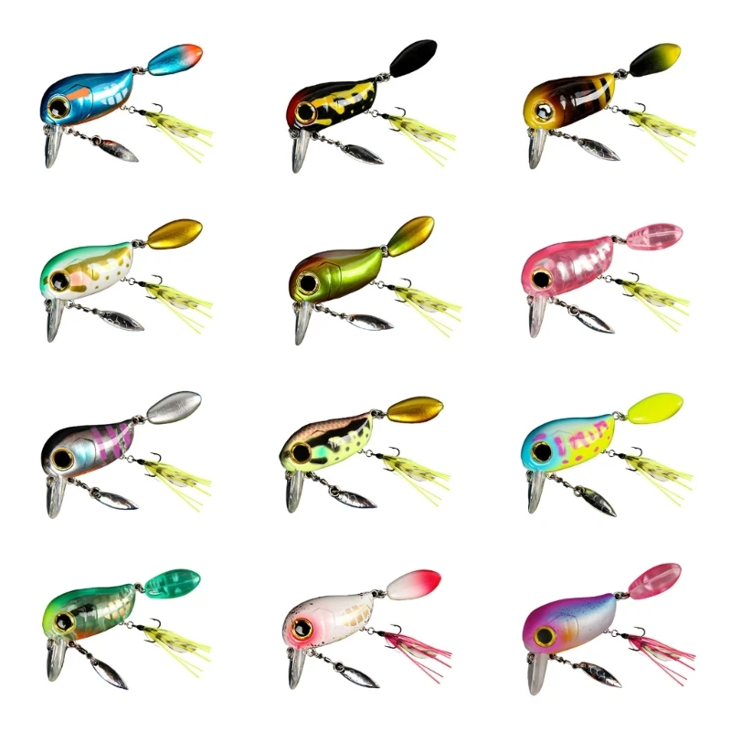 yunyun Floating Minnow Fishing Lure Wobbler Floating Hard Artificial Baits 3D Eyes 4+2cm 8g For Trout Walleye Fishing Tackle