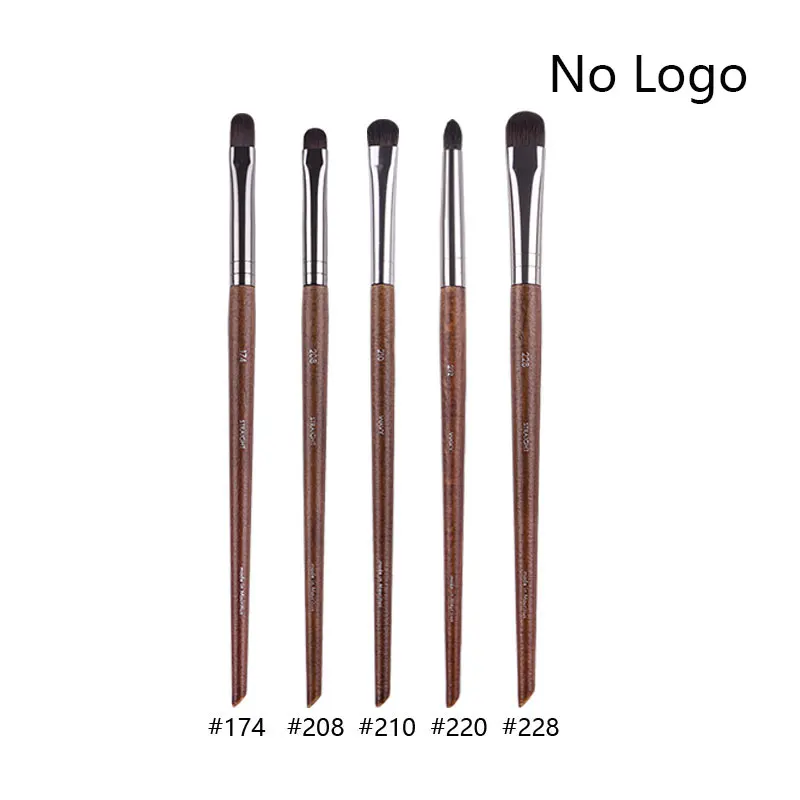 5pcs/set Natural Wood Eyeshadow Makeup Brushes Eye Detail Make Up Brush Concealer Crease Smudge Cosmetic tools Set Thin liner