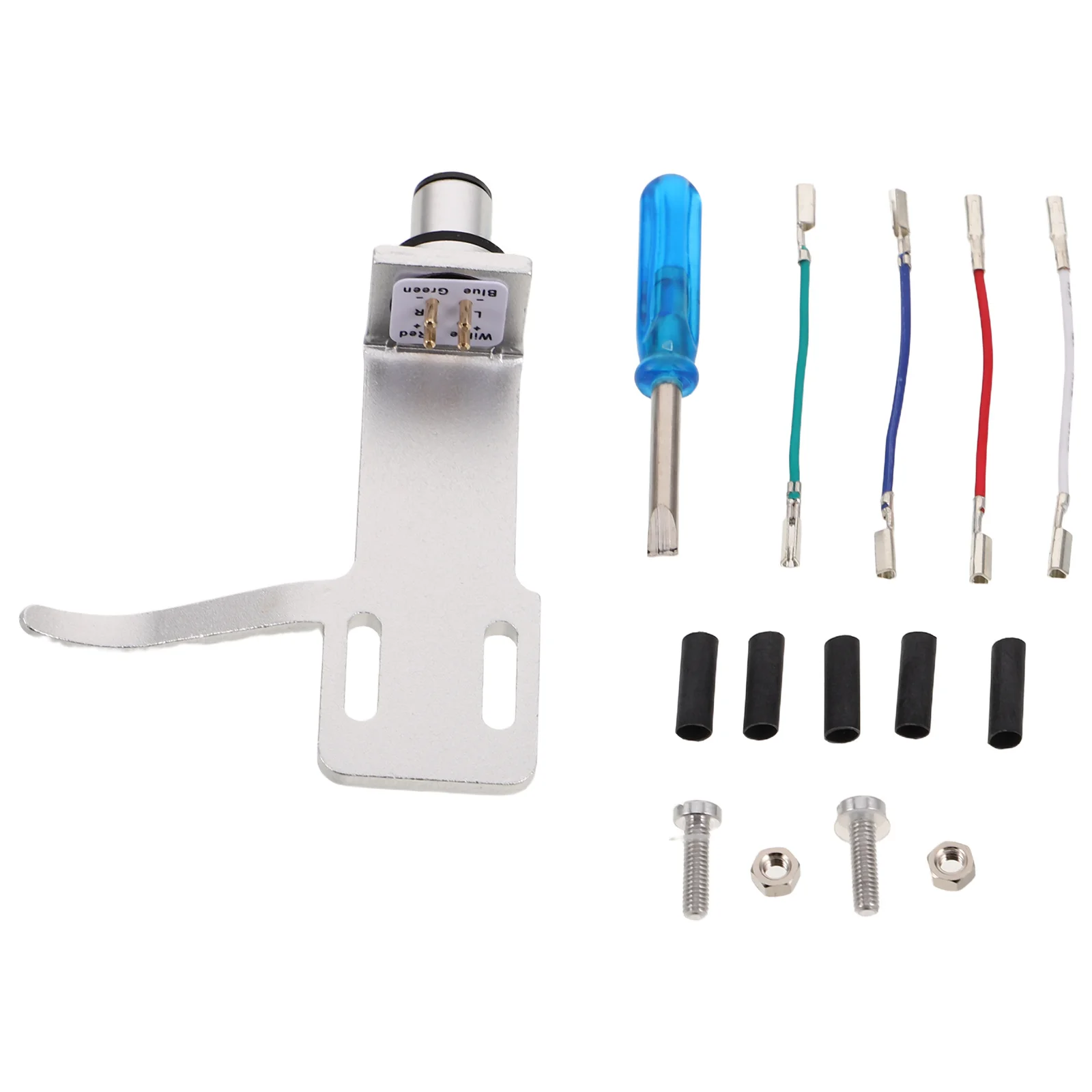 

1 Set Turntable Headshell: Phono Shell Replacement With Oxygen Copper Wires For Durable Vinyl Record Player Part