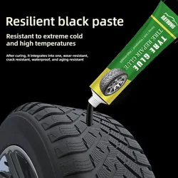 Strong Rubber Wear-resistant Non-corrosive Adhesive Tire Repair Black Glue Liquid  Instant Bond Leather