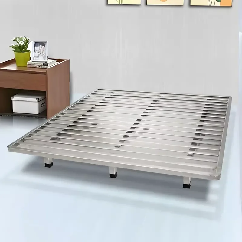 Engineered with a Concealed Stainless Steel Frame for a Weightless Look Hide Detachable Stainless Steel Queen Bed King Bed