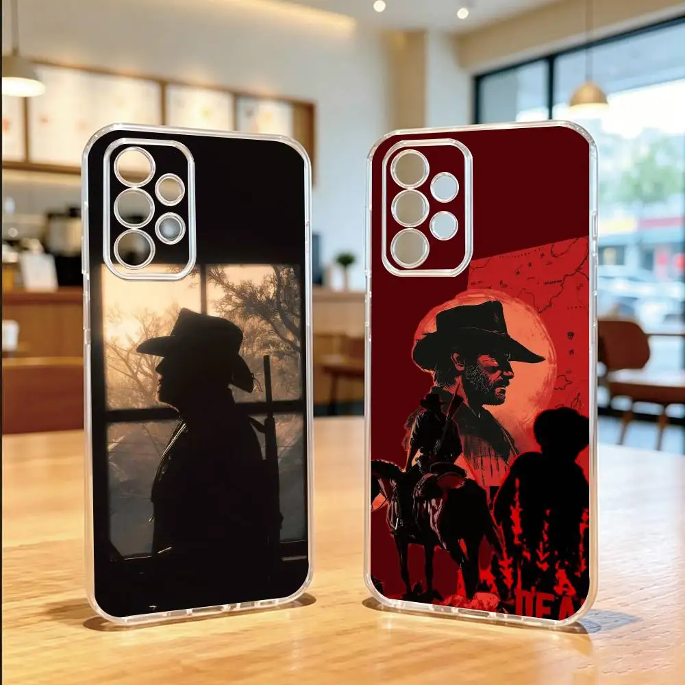 R-Red D-Dead R-Redemption 2  Phone Case For Samsung S25,S24,S21,S22,S23,S30,Ultra,S20,Plus,Fe Transparent Cover