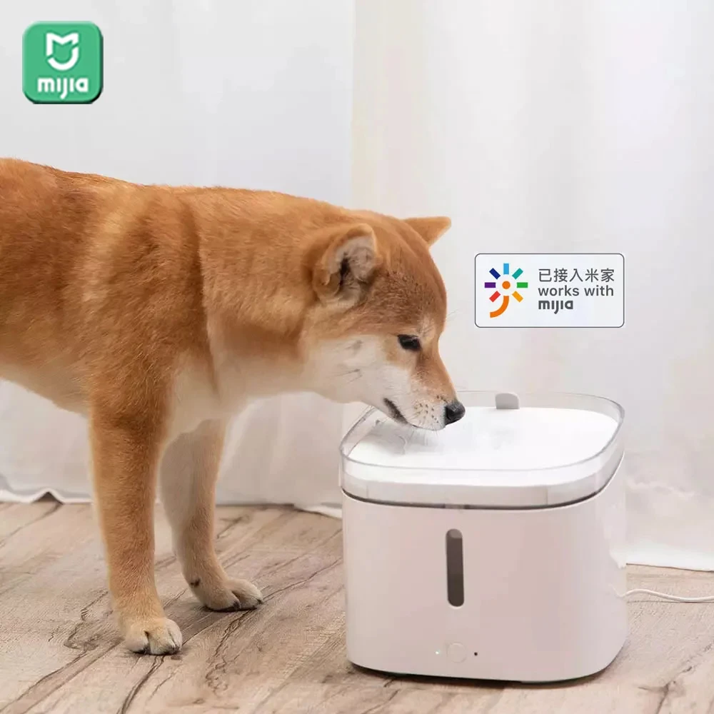 Xiaomi Mijia Smart Automatic Pets Water Drinking Dispenser/Filter Fountain Dog Cat Pet Mute Drink Feeder Bowl Workwith Mijia APP