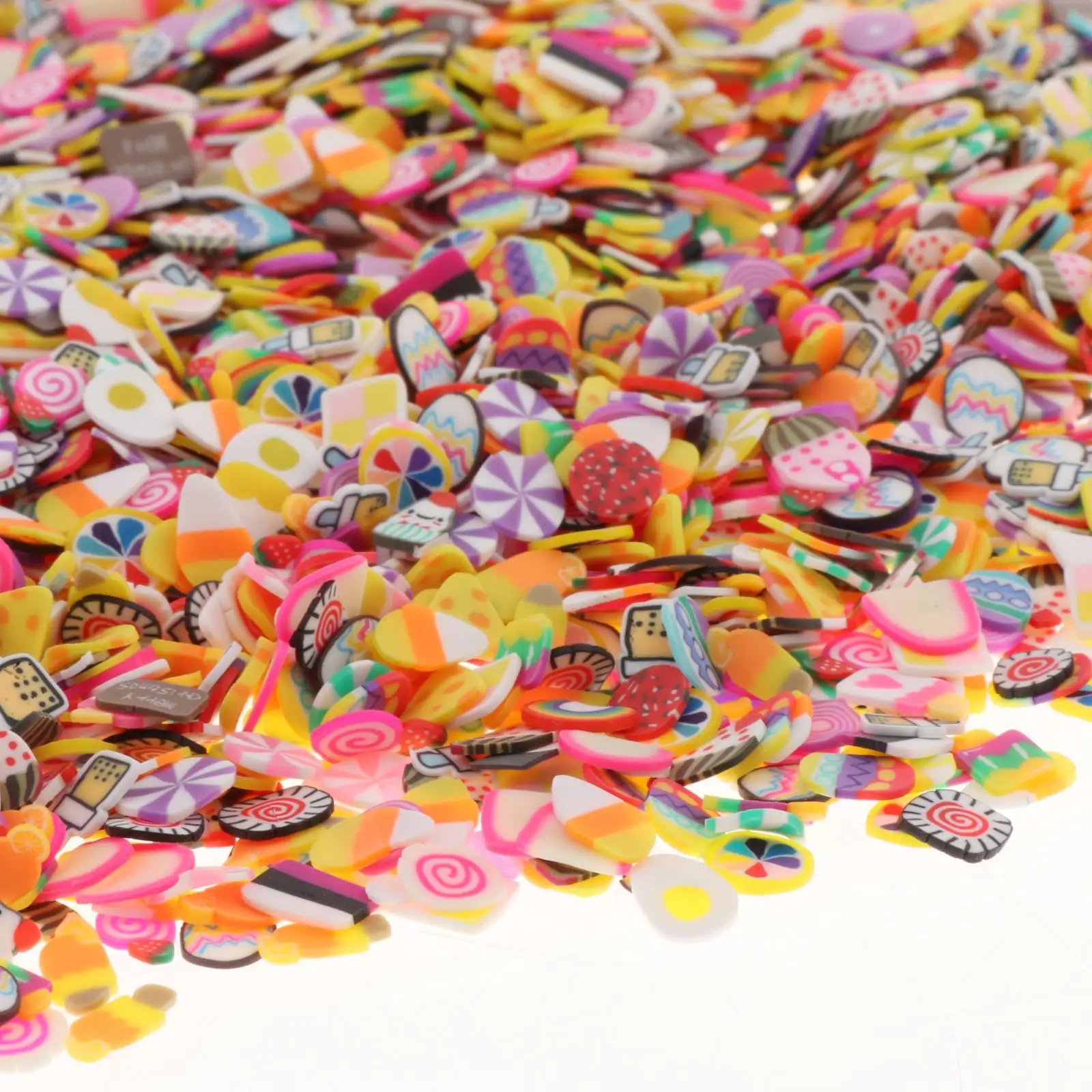 10000PCS Cute 3D Charms Making Set, Slices DIY Supplies Kunst und Skulpturen