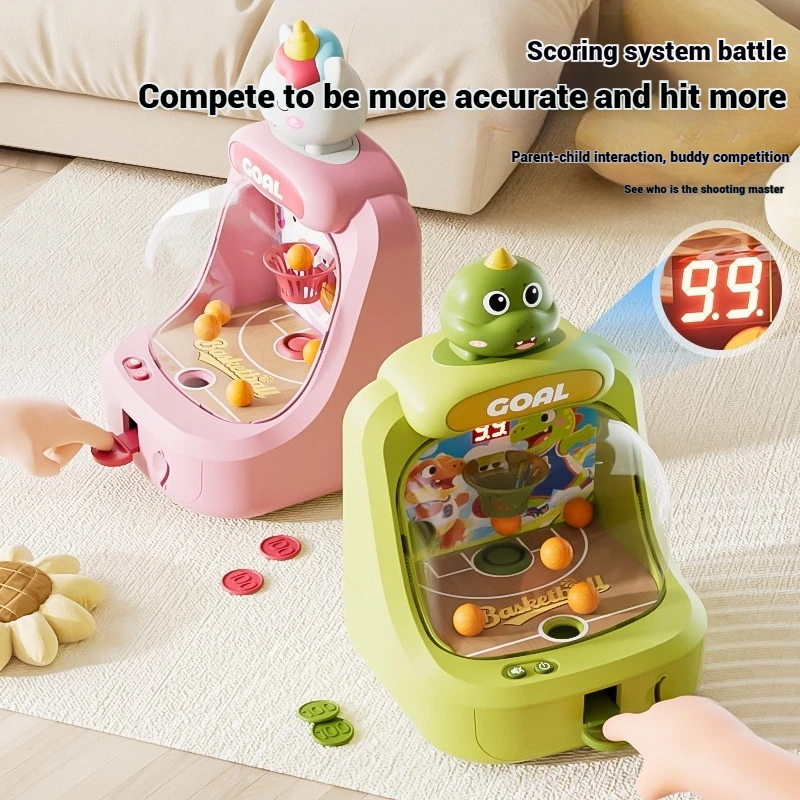 الأطفال ديناصور لعبة اطلاق النار آلة التهديف الذكور والإناث 3 إلى 6 سنوات من العمر التدريب التفكير تركيز لعبة ألغاز #2