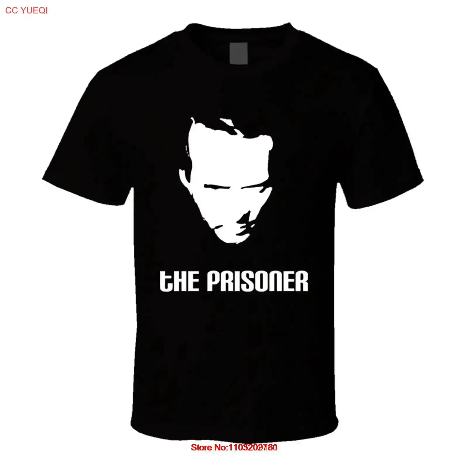 تي شيرت The Prisoner Bike Vintage تي شيرت مغسول أنيق ملابس الشارع الشهير ممتد للتنفس عتيق مغسول متعدد الاستخدامات #1
