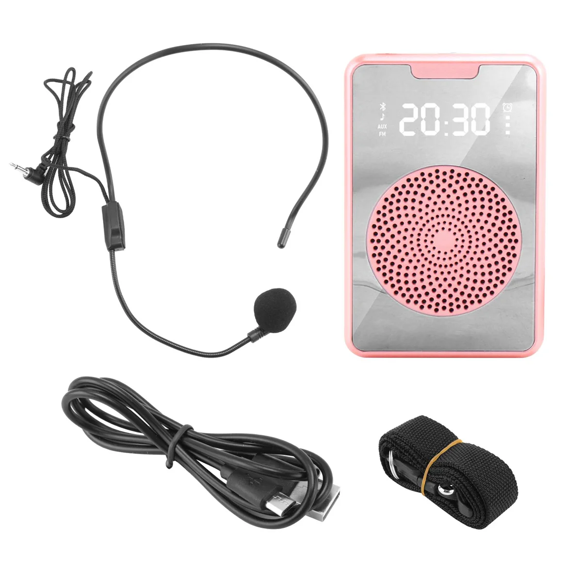 Portable Voice Amplifier for Teachers with Microphone Headset,Rechargeable Speaker for Training,Tour Guide,Classroom