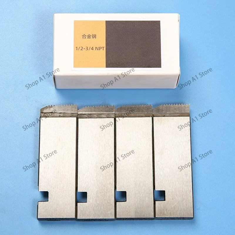 Electric Threading Machine Die, Alloy Steel High Speed Steel HSS Die 4 Minutes 1-2 Inches US NPT