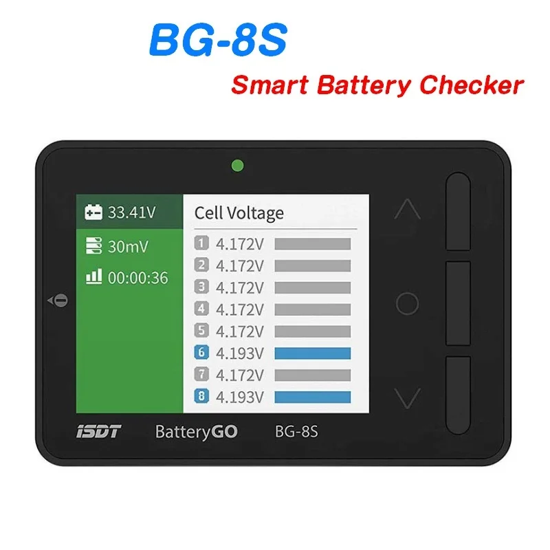 To BG-8S Smart Battery Checker Balancer Receiver Signal Tester Quick Charge Function