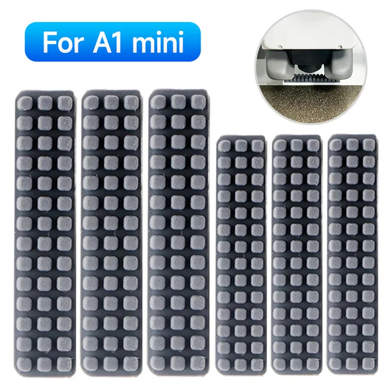 

For Bambu Lab A1 Mini Nozzle Wiper Nozzle Brush Silicone Brush Hotbed Mounted For Bambu Lab 3D Printers A1/A1 Mini Accessories