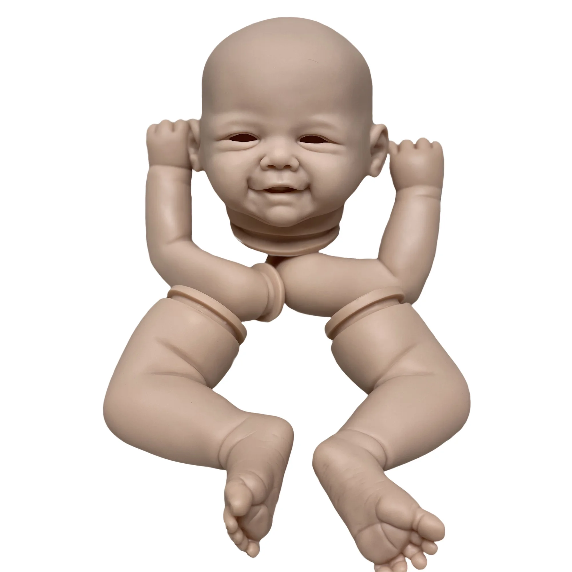 45cm Vivienne Kit Reborn Unassembled DIY Newborn Doll Kits Handmade 3D Painted/Unpainted Lifelike Bebe Reborn Kits Sin Pintar