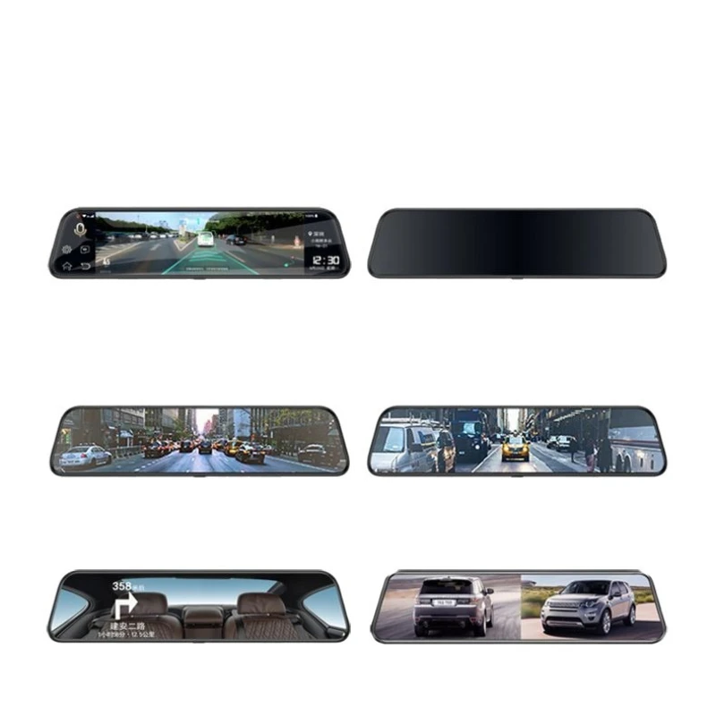 

12 inch driving recorder real scene navigation high definition night vision remote dual recorder