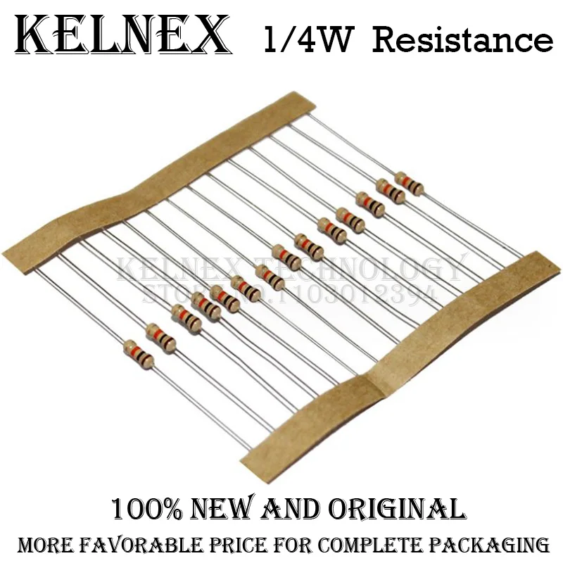 100pcs 1/4W 1R~22M 5% Metal film resistor 100R 220R 1K 1.5K 2.2K 4.7K 10K 22K 47K 100K 100 220 1K5 2K2 4K7 ohm resistance