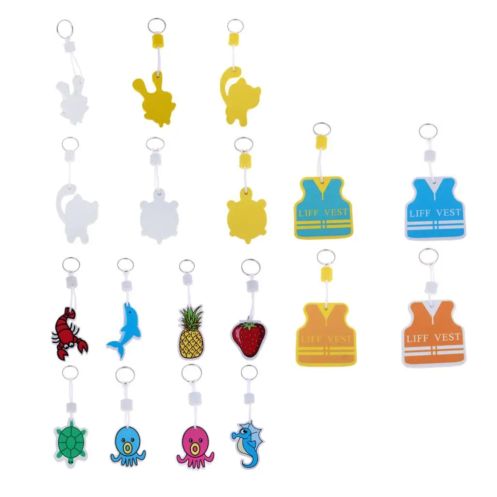 سلسلة مفاتيح عائمة بحرية متينة من الفوم للتجديف وركوب القوارب واليخوت والصيد البحري