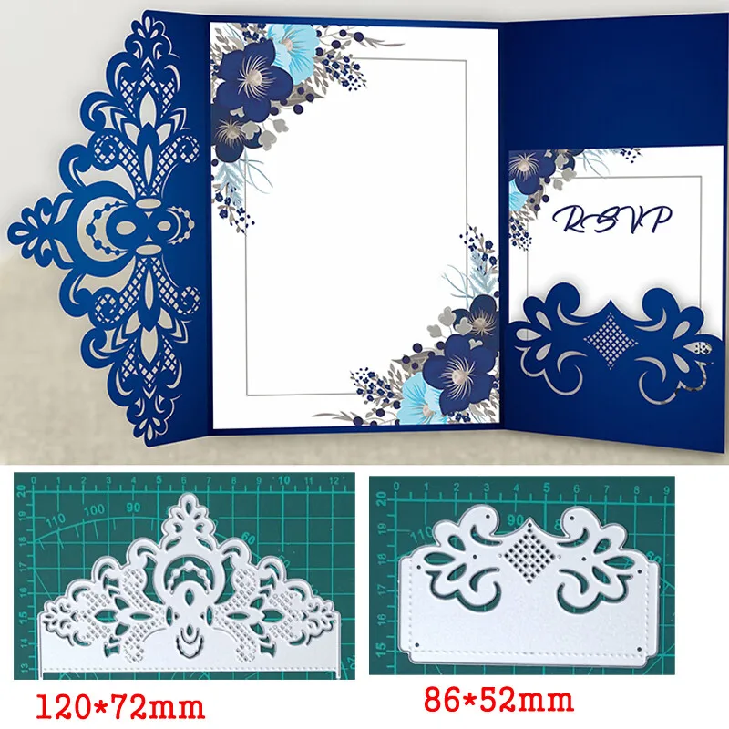 Grußkarte Metall Stanzformen Scrapbooking Papier Handwerk Messer Form Klinge Punch Präge Schablonen Vorlage