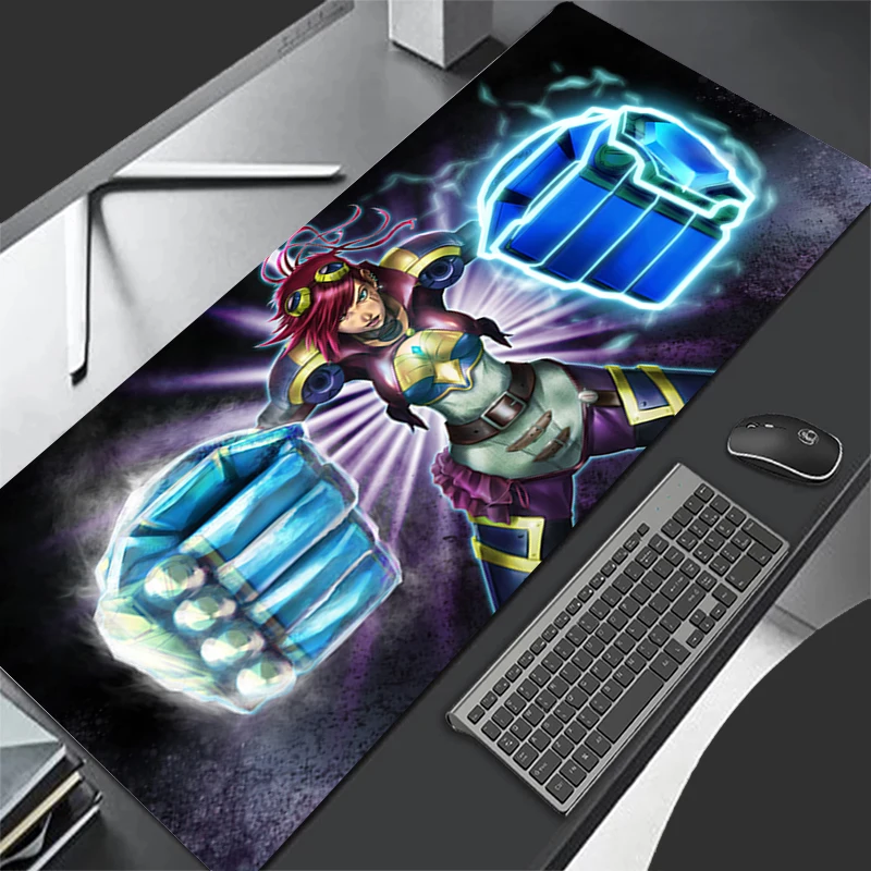 

Mousepad Computer Gaming Accessories Keyboard Pad Office PC Rubber HD League Of Legends Vi Mouse Pad Decoracion Desk Mouse Mat