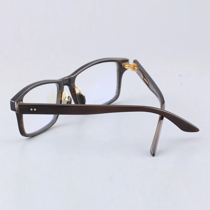 Retro Personalized fashion eyewear Presbyopia optical prescription eyeglasses Buffalo horn Square designer brand glasses frame